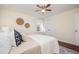 Bright bedroom featuring stylish decor and plenty of natural light at 4705 Blue Bird Ct # C, Raleigh, NC 27606