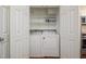Convenient laundry area with modern washer and dryer neatly tucked away at 4705 Blue Bird Ct # C, Raleigh, NC 27606