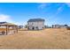 Spacious backyard with a gazebo, offering ample room for outdoor activities and relaxation at 6804 Arlington Oaks Trl, Raleigh, NC 27603