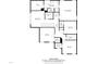 Detailed second floor plan showcasing bedrooms, bathrooms, and closet spaces at 6804 Arlington Oaks Trl, Raleigh, NC 27603