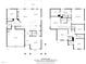 Floor plans for both levels highlighting room layouts, dimensions, and total area at 6804 Arlington Oaks Trl, Raleigh, NC 27603