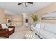 Upstairs living room with soft neutral tones, cozy seating, and natural light filtering in at 80 Ingle View Ct, Burlington, NC 27215