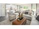 Spacious living space featuring kitchen, living room, and dining area, perfect for entertaining and Gathering gatherings at 1032 Country Pasture Cv, Wendell, NC 27591