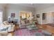 Spacious living room with vaulted ceiling, hardwood floors, and lots of natural light at 105 Wicklow Pl, Chapel Hill, NC 27517