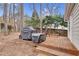 Outdoor deck with outdoor seating and BBQ grill for relaxing or entertaining at 107 Fishers Creek Ct, Cary, NC 27513