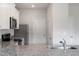 Well-equipped kitchen featuring granite countertops and modern appliances at 107 Scoville St, Oxford, NC 27565