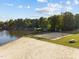 The community boasts a sandy beach and volleyball court for lakeside enjoyment at 112 Rawhide Dr, Louisburg, NC 27549