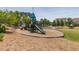 Community playground with slides, swings, and climbing structures at 1135 Rosepine Dr, Cary, NC 27519