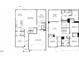 Detailed two-story floor plan highlighting the layout of the kitchen, bedrooms, and garage at 2114 Cherry Creek Rd, Haw River, NC 27258