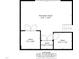 Basement layout showing recreation room, office, and another room with dimension labels at 2115 Port Royal Rd, Raleigh, NC 27609