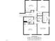 Third floor layout showing four bedrooms, two baths, and WIC with dimension labels at 2115 Port Royal Rd, Raleigh, NC 27609