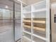 Large pantry with adjustable shelving and natural light at 228 Finley Forest Dr, Chapel Hill, NC 27517