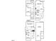 Four story floor plan layout with dimensions for each room including a rooftop at 228 Woodsborough Pl, Raleigh, NC 27601