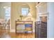 Stylish console table and lighting fixtures, complementing the adjacent dining and living spaces at 2618 Elgin St, Durham, NC 27704