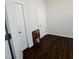 Cozy bedroom featuring hardwood floors, fresh paint, and white trim, ready to be personalized at 265 Forest Meadow Ln, Franklinton, NC 27525