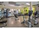 On site gym with workout equipment, weights, and mirrors for residents at 283 Dry Canyon Dr, Wendell, NC 27591