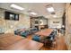 Resident meeting room with TV and ample seating for gatherings and events at 283 Dry Canyon Dr, Wendell, NC 27591