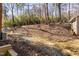 Large backyard with convenient shed access, offers ample space for various outdoor activities at 330 Wesley Dr, Chapel Hill, NC 27516