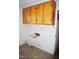 Bare utility room with exposed hookups and linoleum floors at 3359 Huffines Dr, Burlington, NC 27217