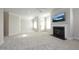 Spacious living room featuring fireplace at 3937 Bentley Brook Dr, Raleigh, NC 27612