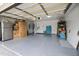 Spacious garage offering ample storage, featuring a clean and well-maintained floor at 4002 Rothfield Ln, Raleigh, NC 27616