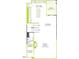 Floor plan featuring a kitchen, dining room, great room, deck, powder room, and office at 4724 Cypress Tree Ln, Raleigh, NC 27612