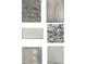 Interior design material samples include flooring, tile, and granite options at 4888 Pioneer Dr, Sanford, NC 27330