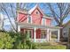 Charming two-story home with a cozy front porch and classic architectural details at 516 N Bloodworth St, Raleigh, NC 27604