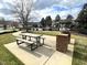 Inviting pool area with barbecue and picnic facilities for outdoor enjoyment at 622 Village Lake Drive, Mebane, NC 27302