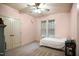 Cozy bedroom with a ceiling fan, carpet, and a closet at 7100 Winter Pond Way, Fuquay Varina, NC 27526
