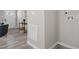 Laundry hookups with access to the living room at 838 Waring St, Durham, NC 27704