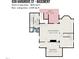 Basement floor plan layout of 938 Hargrove St, featuring an entertainment room, patio, and bathroom at 938 Hargrove St, Henderson, NC 27536