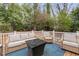 Cozy deck with outdoor seating and fire pit at 104 Chris Ct, Cary, NC 27511