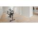 Basement workout area featuring fitness bike at 109 Chimeneas Pl, Chapel Hill, NC 27517