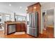 Kitchen featuring stainless steel appliances and classic wood cabinets at 11342 Oakcroft Dr, Raleigh, NC 27614