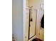 A clean shower stall featuring a glass door and a shower head at 1141 Early Rise St, Raleigh, NC 27610