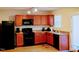 Well-equipped kitchen featuring appliances, countertops, and lots of cabinet storage space at 1141 Early Rise St, Raleigh, NC 27610