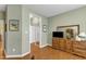 Bedroom featuring a large dresser with a mirror, and hardwood flooring at 1700 Tiffany Bay Ct # 303, Raleigh, NC 27609