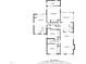 Detailed floor plan showcasing the layout of the home at 1821 Kelly Glen Dr, Apex, NC 27502