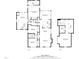 Detailed floor plan showcasing the layout of this 2054 sq ft home at 1821 Kelly Glen Dr, Apex, NC 27502
