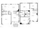 Detailed floor plan showcasing the layout of this two-story home including measurements of the rooms at 1913 Brodgen Ln, Durham, NC 27703