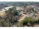 Beautiful aerial view of neighborhood homes with mature trees, streets, and nearby buildings at 1917 Bivins St, Durham, NC 27707