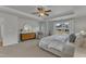 Bright and airy primary bedroom featuring natural light and neutral walls at 274 Roaring Creek Dr, Garner, NC 27529