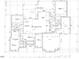 Basement floor plan showing the layout of the rooms, including a flex room and exercise area at 297 Colonial Ridge Dr, Pittsboro, NC 27312