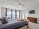 Spacious main bedroom with tray ceilings, plush carpet and plenty of natural light at 3418 Longleaf Estates Dr, Raleigh, NC 27616