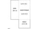 Floor plan showing shop/storage and large porch at 348 Raymond Tharrington Rd, Louisburg, NC 27549
