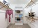 Walk-in closet with built-in shelving, hanging rods, and plenty of storage space at 426 Fincastle Dr, Cary, NC 27513