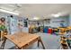 Functional workshop area with ample room for various projects and organized storage at 520 Log Barn Rd, Pittsboro, NC 27312