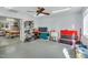 Bright workshop with storage solutions and natural light at 520 Log Barn Rd, Pittsboro, NC 27312