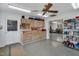 Functional workshop space with a variety of storage and work areas at 520 Log Barn Rd, Pittsboro, NC 27312